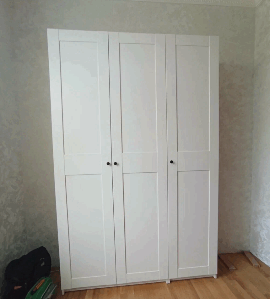 Шкаф Гардероб IKEA PAX 150x60x233 см (белый) купить в Мебель-Гост с ...