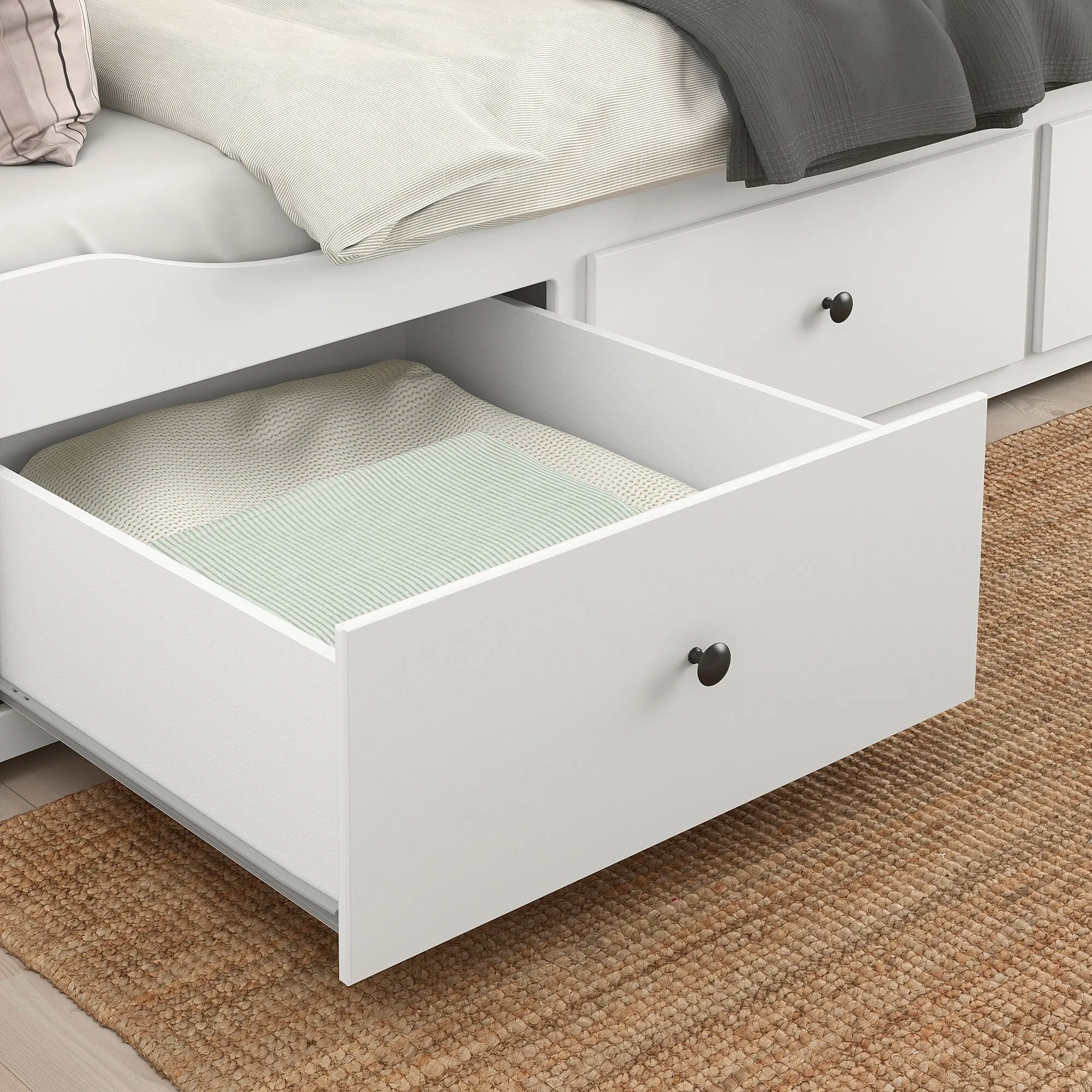 Кровать-кушетка IKEA HEMNES, 80х200 см, белый-7