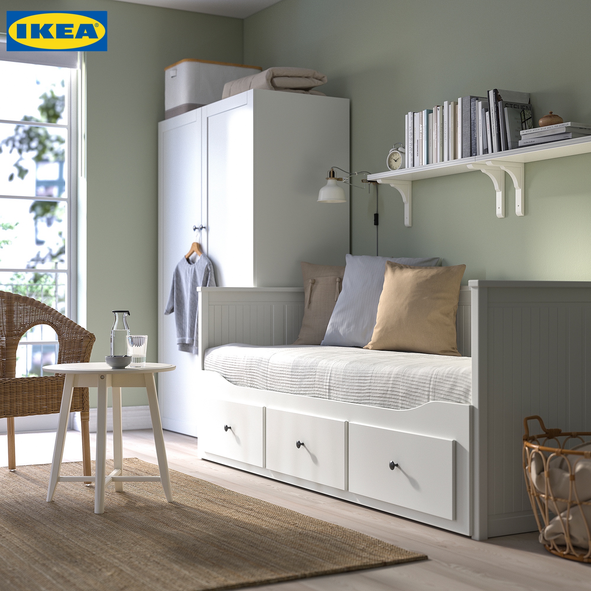 Кушетка IKEA ХЕМНЭС новая-06
