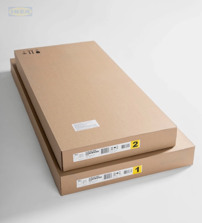 Комод 3 ящика IKEA черный-ясень-1 Комод 3 ящика IKEA Сага, 92х51х100 см, Черный/ясень