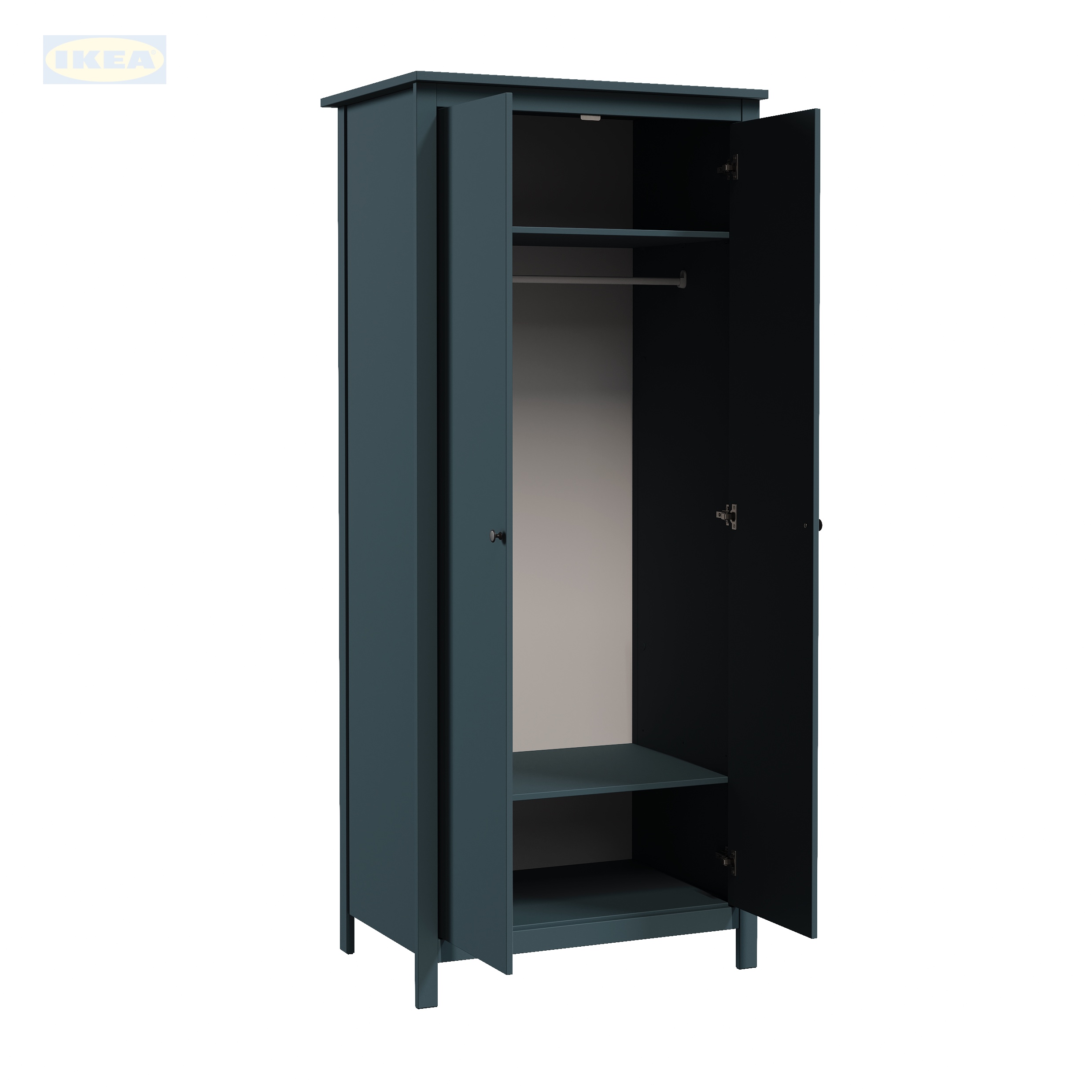 Шкаф IKEA 92х64х215 см, Бирюзовый-6