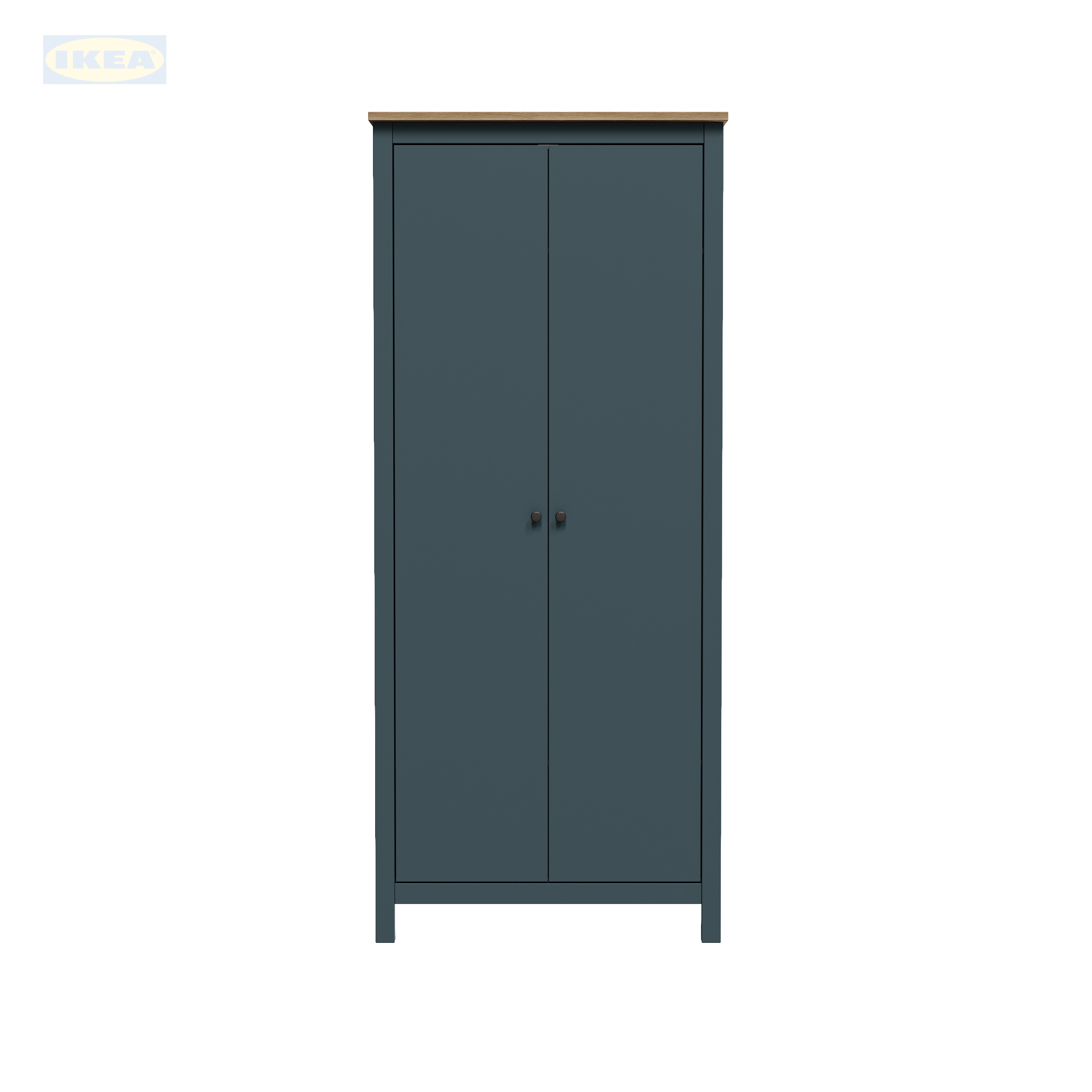 Шкаф IKEA 92х64х215 см, Бирюзовый-ясень-7