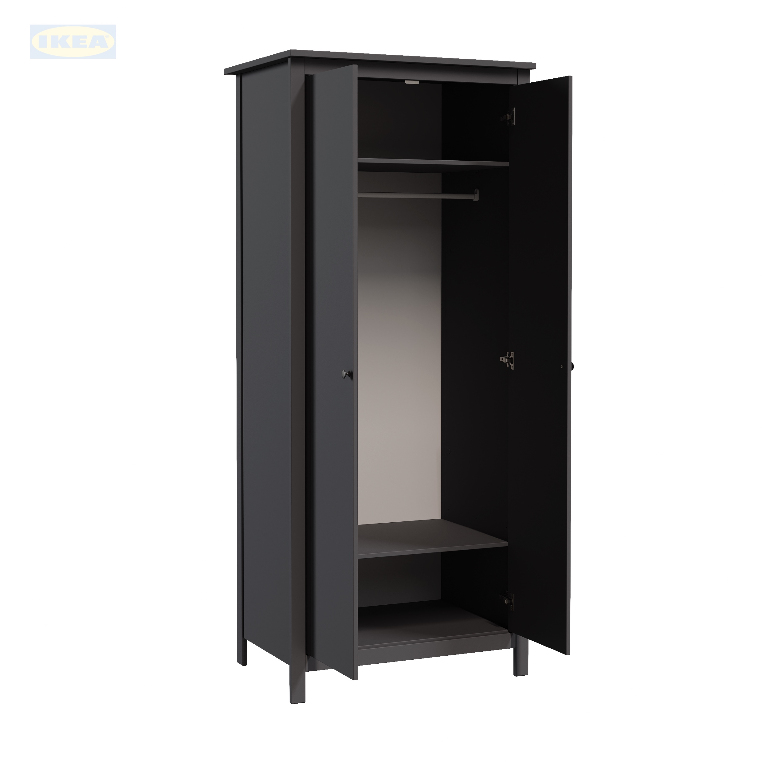 Шкаф IKEA 92х64х215 см, Серый-7