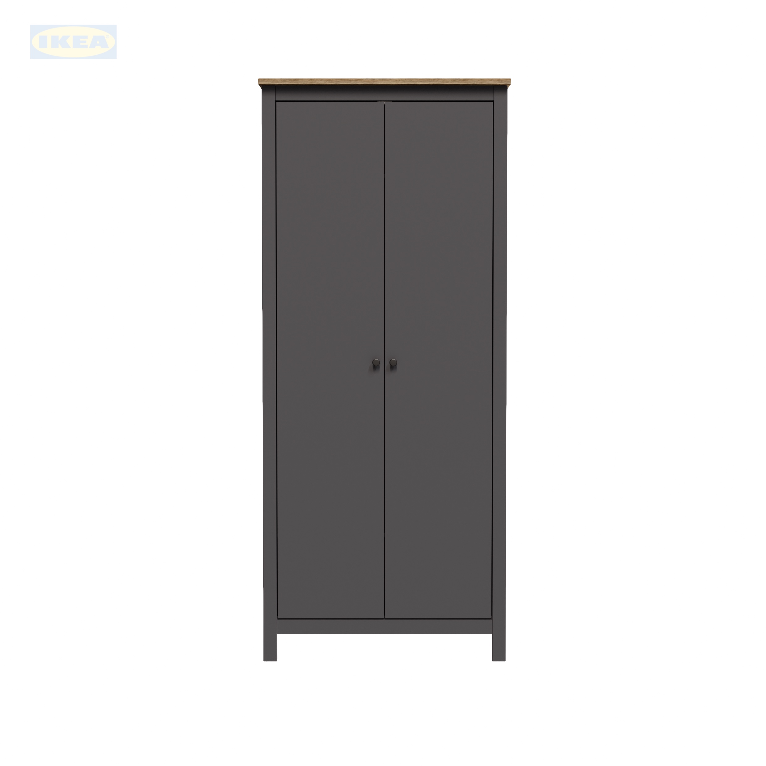 Шкаф IKEA 92х64х215 см, Серый-ясень-6