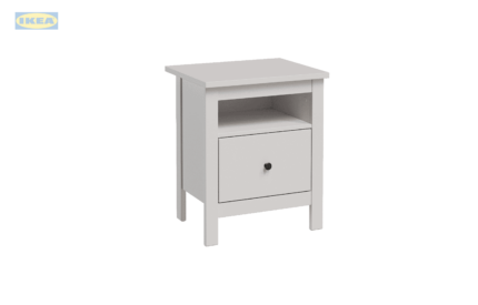 Тумба прикроватная IKEA Сага, 51х41х62 см, белая